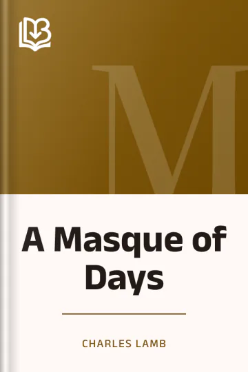 A Masque of Days by Charles Lamb, book cover