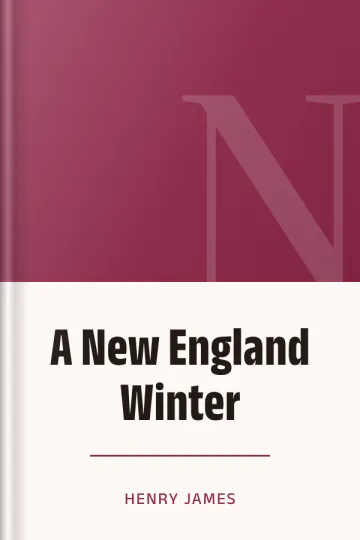 A New England Winter by Henry James, book cover
