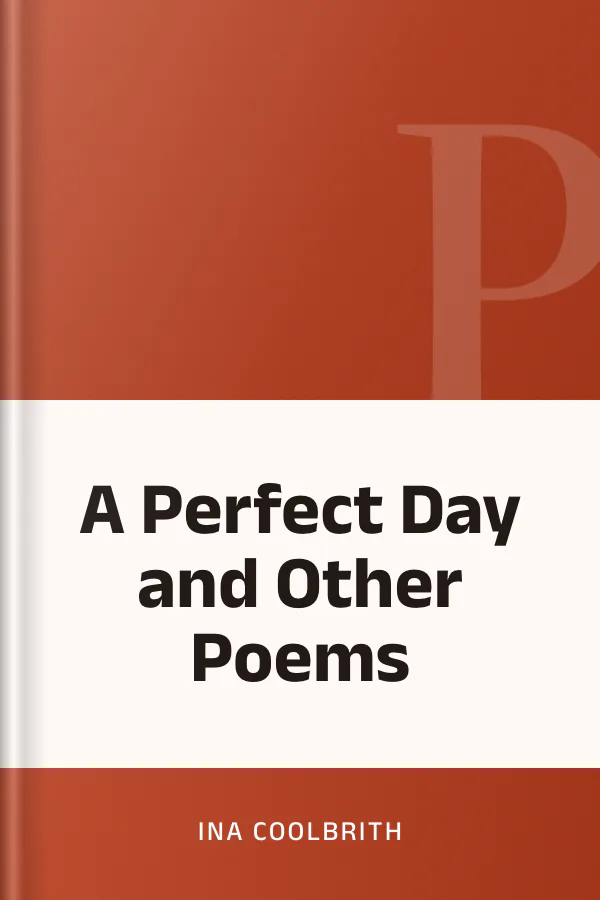 A Perfect Day and Other Poems by Ina Coolbrith, book cover