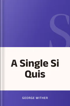 A Single Si Quis - George Wither