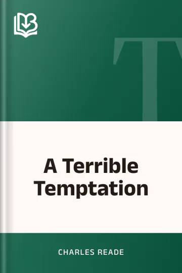 A Terrible Temptation by Charles Reade, book cover