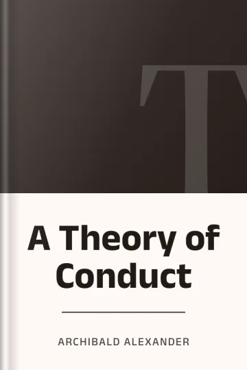 A Theory of Conduct by Archibald Alexander, book cover