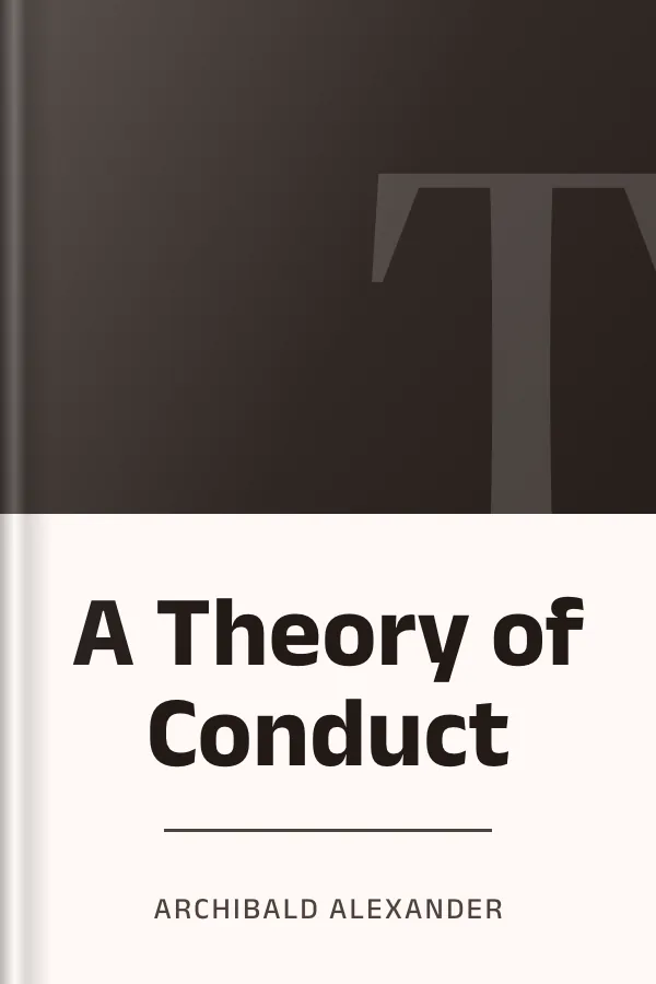 A Theory of Conduct by Archibald Alexander, book cover
