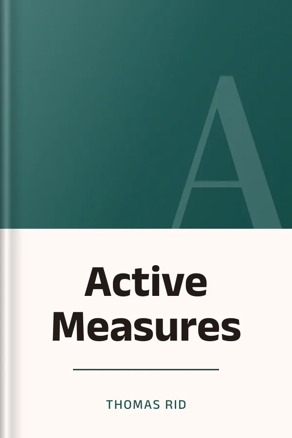 Active Measures by Thomas Rid, book cover
