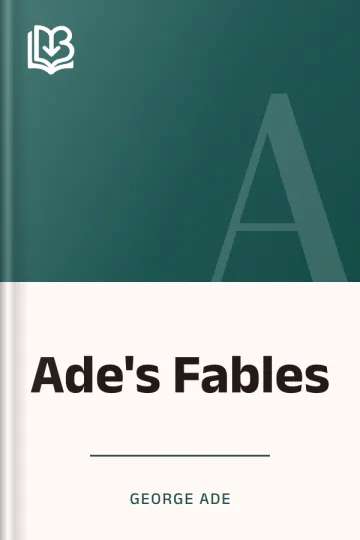 Ade's Fables by George Ade, book cover