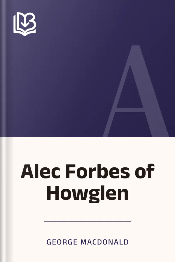 Alec Forbes of Howglen by George MacDonald, book cover