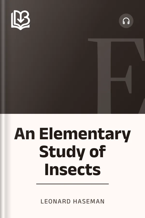 An Elementary Study of Insects by Leonard Haseman, book cover