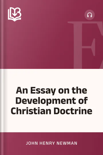 An Essay on the Development of Christian Doctrine by John Henry Newman, book cover
