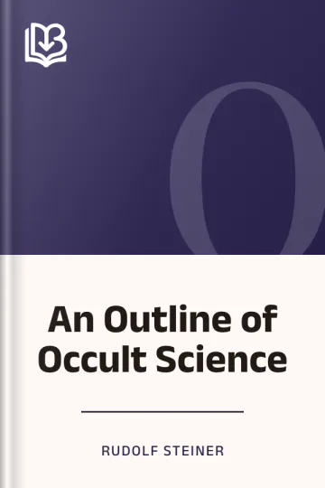An Outline of Occult Science by Rudolf Steiner, book cover
