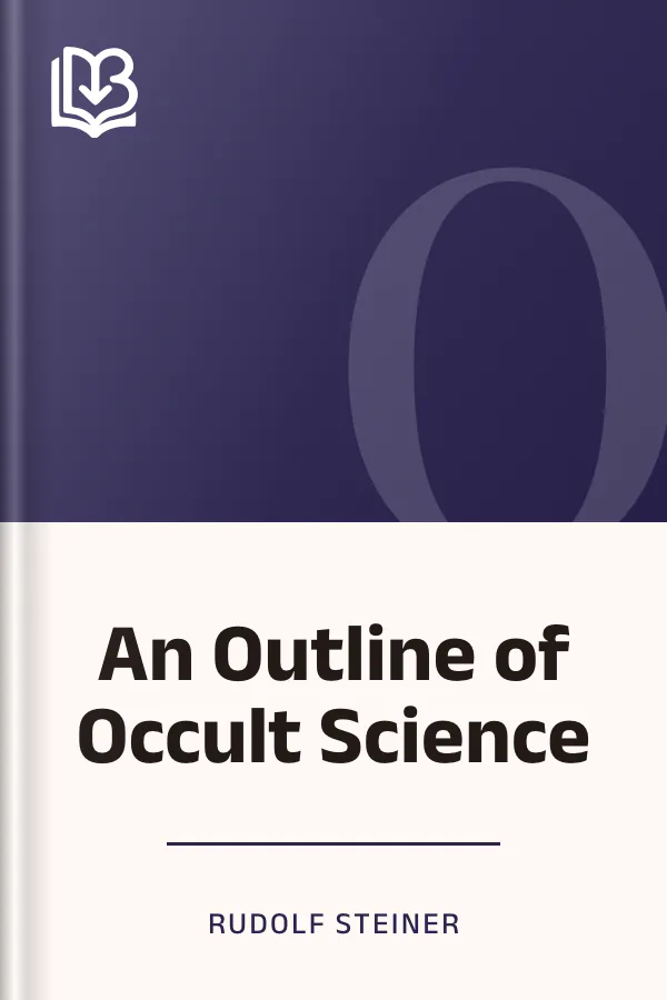 An Outline of Occult Science by Rudolf Steiner, book cover