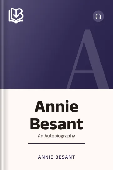 Annie Besant by Annie Besant, book cover