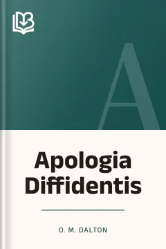 Apologia Diffidentis - O. M. Dalton