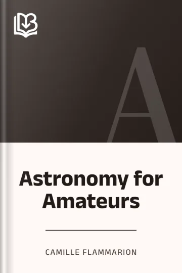 Astronomy for Amateurs by Camille Flammarion, book cover