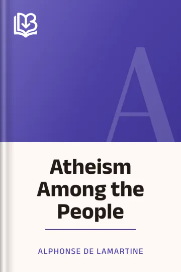 Atheism Among the People by Alphonse de Lamartine, book cover