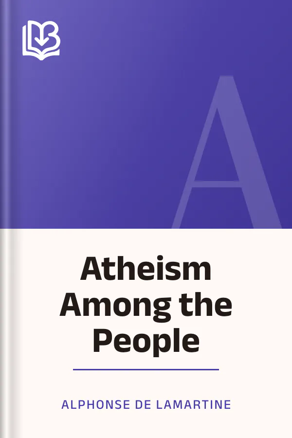 Atheism Among the People by Alphonse de Lamartine, book cover