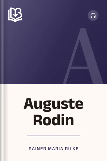 Auguste Rodin by Rainer Maria Rilke, book cover