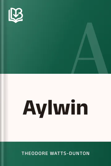 Aylwin by Theodore Watts-Dunton, book cover