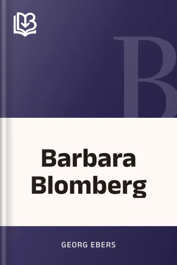 Barbara Blomberg by Georg Ebers, book cover