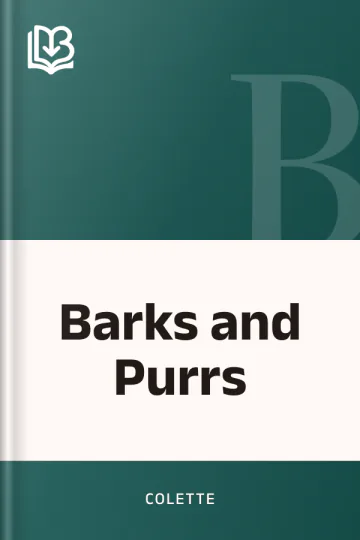 Barks and Purrs by Colette, book cover
