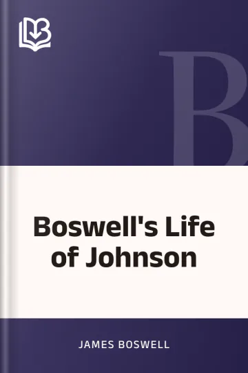 Boswell's Life of Johnson by James Boswell, book cover