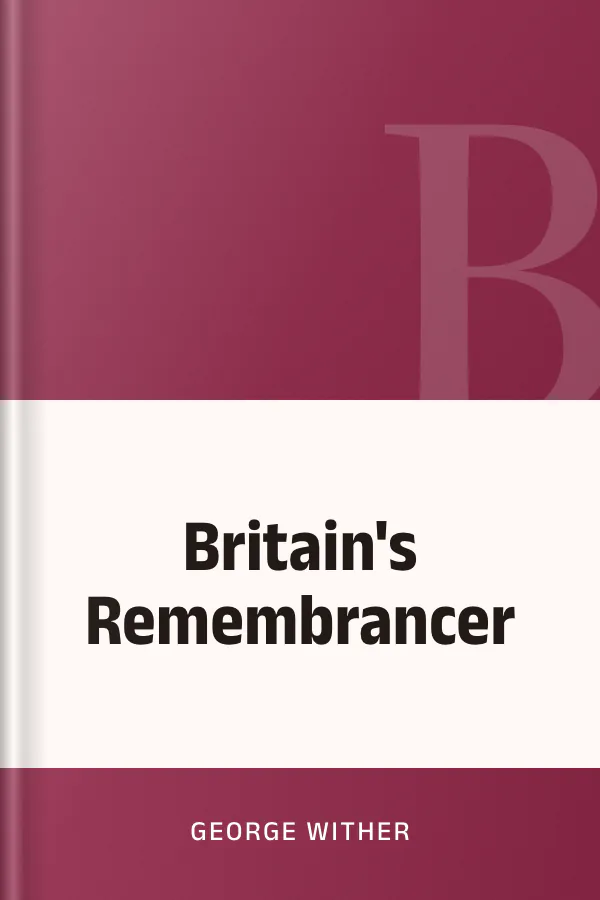 Britain's Remembrancer by George Wither, book cover