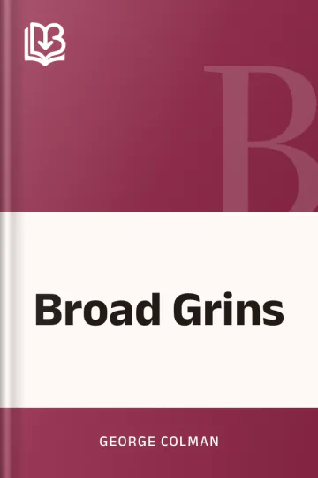 Broad Grins by George Colman, book cover