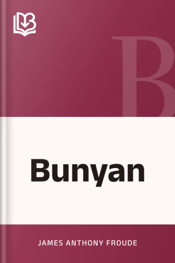 Bunyan by James Anthony Froude, book cover