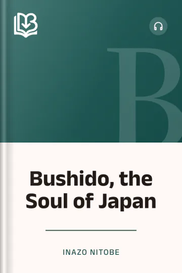 Bushido, the Soul of Japan by Inazo Nitobe, book cover
