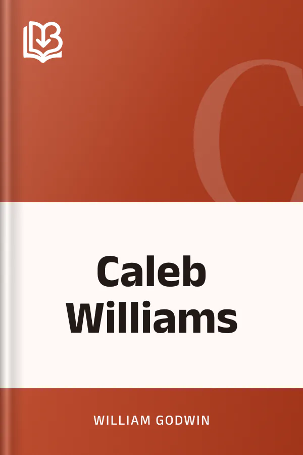 Caleb Williams by William Godwin, book cover