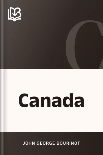 Canada by John George Bourinot, book cover