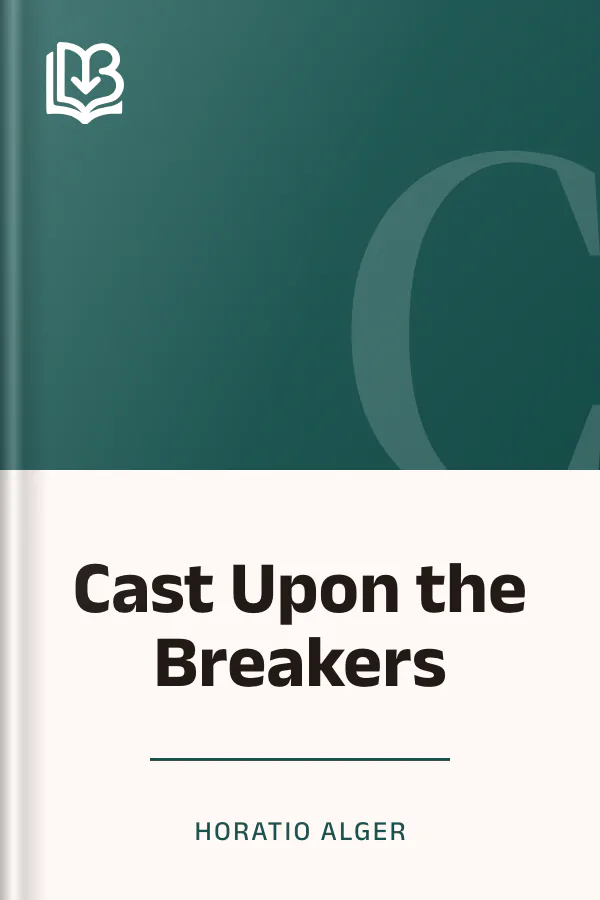 Cast Upon the Breakers by Horatio Alger, book cover