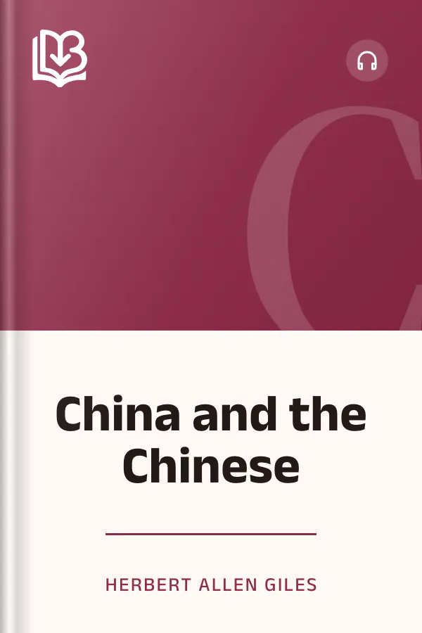 China and the Chinese by Herbert Allen Giles, book cover