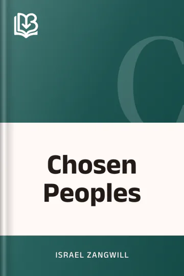 Chosen Peoples by Israel Zangwill, book cover