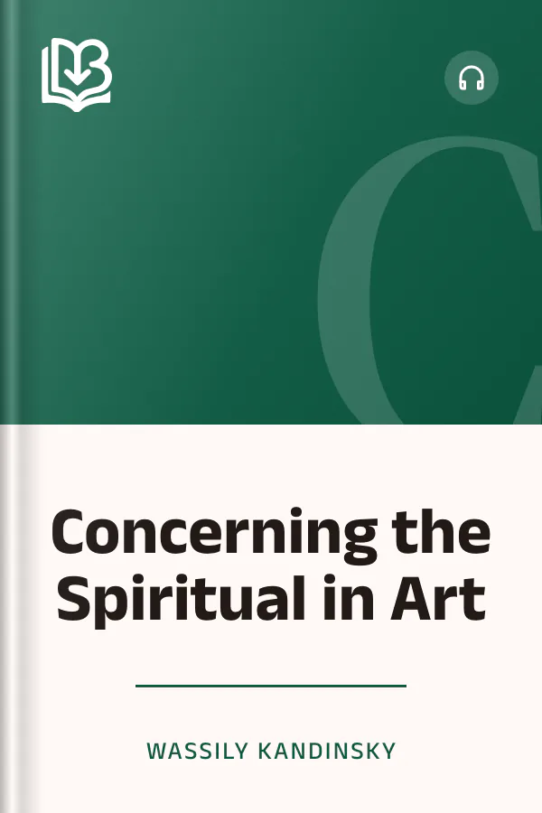 Concerning the Spiritual in Art by Wassily Kandinsky, book cover