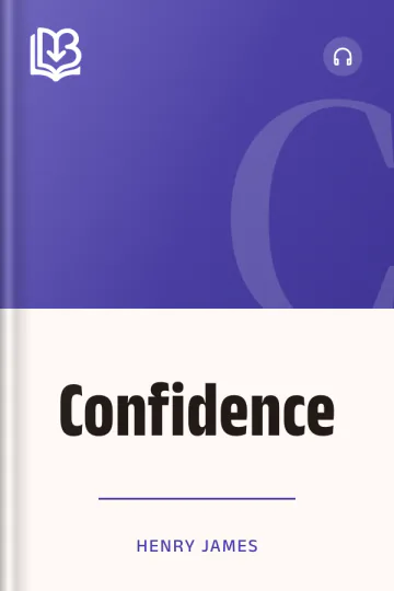Confidence by Henry James, book cover