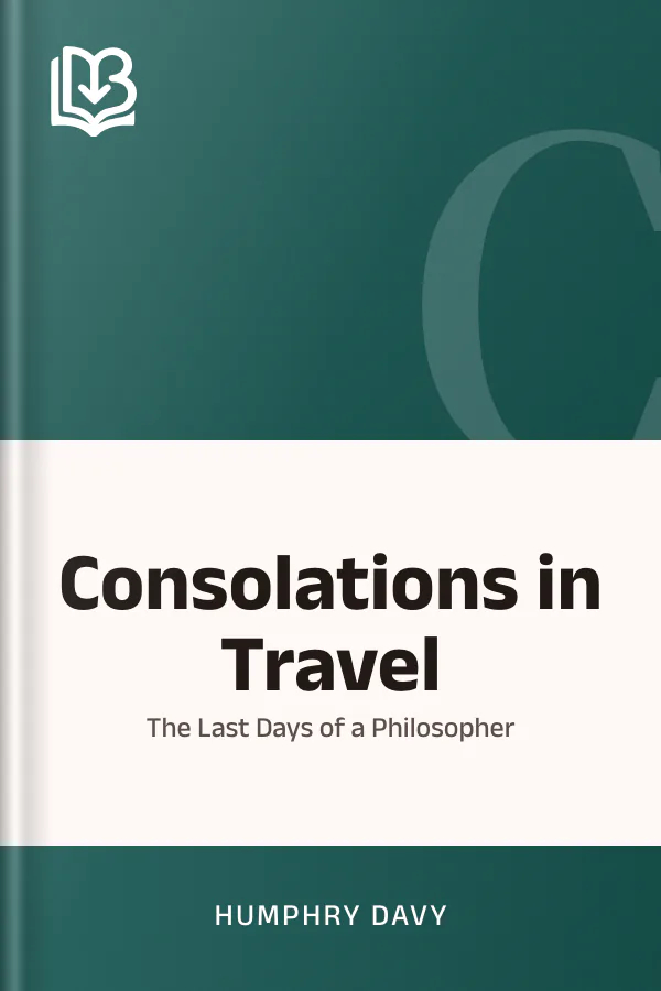 Consolations in Travel or the Last Days of a Philosopher by Humphry Davy, book cover