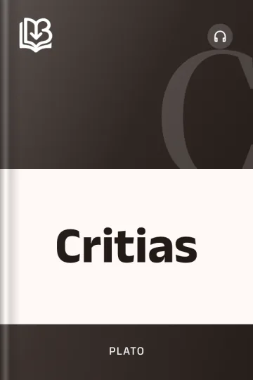 Critias by Plato, book cover