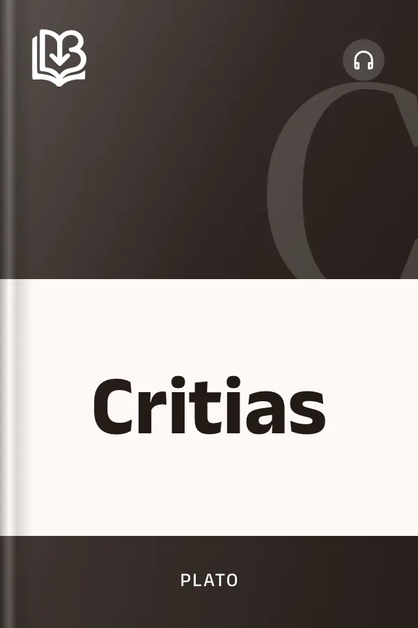 Critias by Plato, book cover