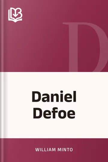 Daniel Defoe by William Minto, book cover