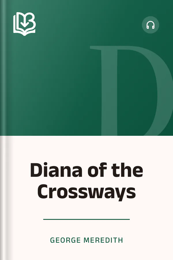 Diana of the Crossways by George Meredith, book cover