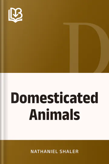 Domesticated Animals by Nathaniel Shaler, book cover