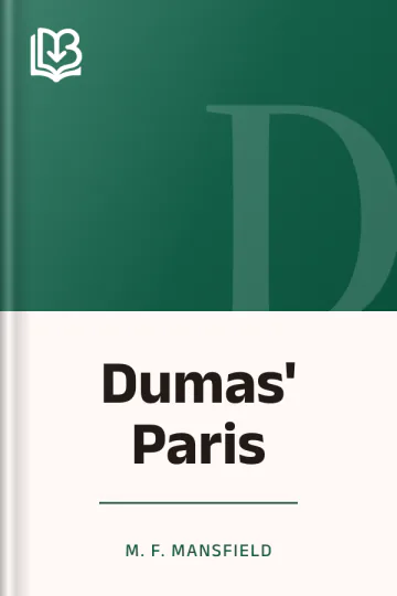 Dumas' Paris by M. F. Mansfield, book cover
