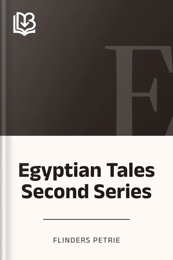 Egyptian Tales Second Series by Flinders Petrie, book cover