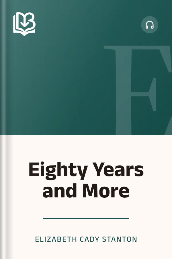 Eighty Years and More by Elizabeth Cady Stanton, book cover