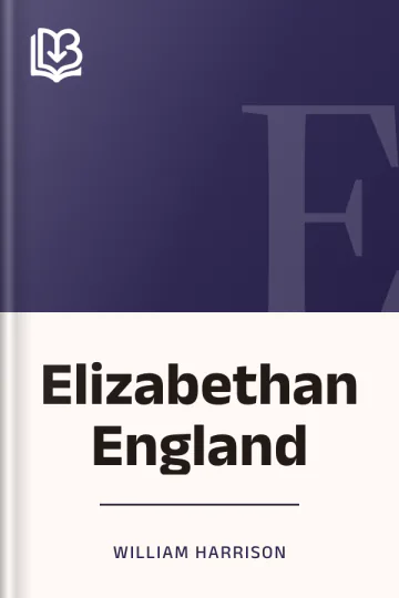 Elizabethan England by William Harrison, book cover