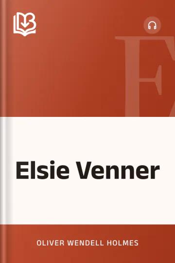 Elsie Venner by Oliver Wendell Holmes, book cover