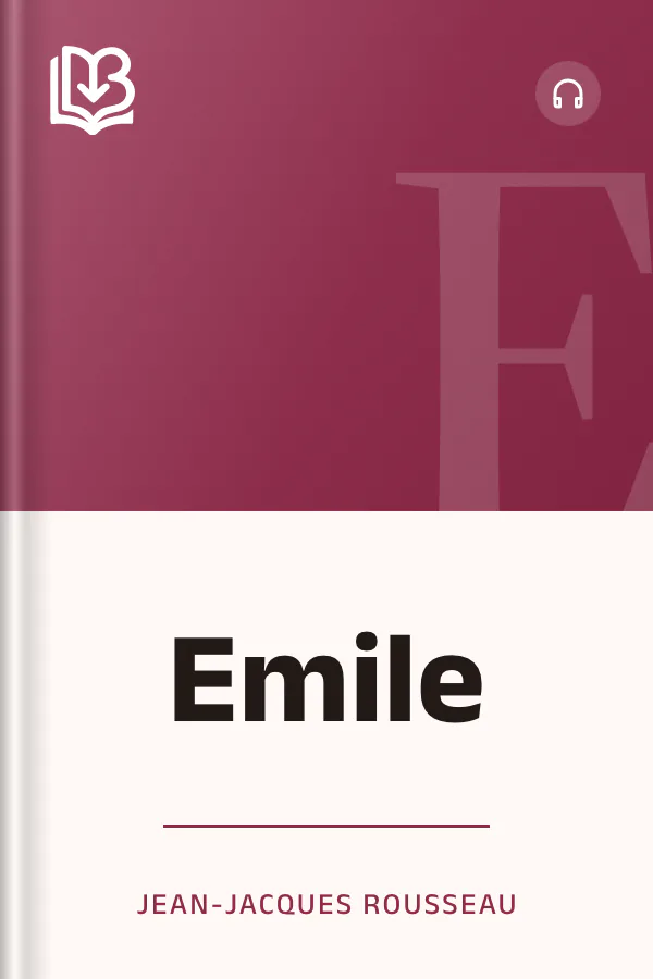 Emile by Jean-Jacques Rousseau, book cover
