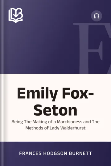 Emily Fox-Seton by Frances Hodgson Burnett, book cover