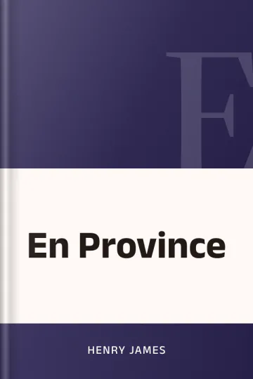 En Province by Henry James, book cover