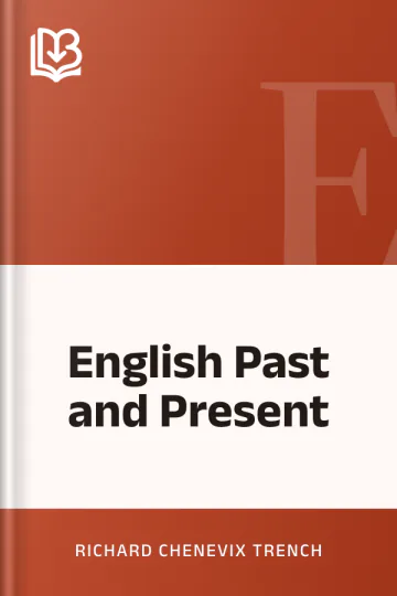 English Past and Present by Richard Chenevix Trench, book cover